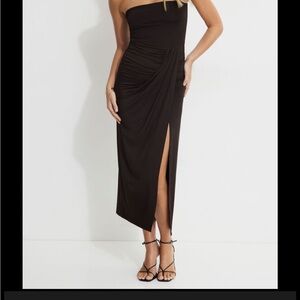 Dynamite Black Strapless Dress